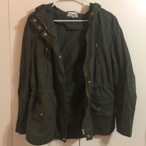 Anorak Army Green Cinched Jacket
